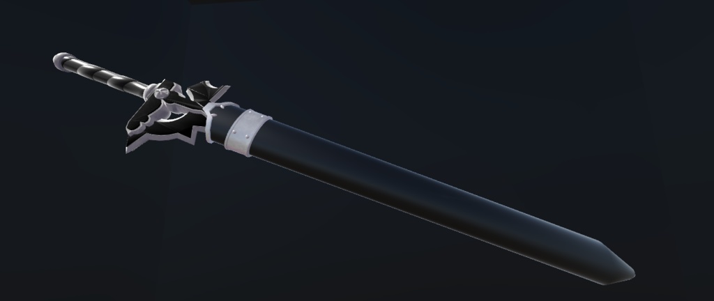 【VRC向け】エリュシデータ【武器】