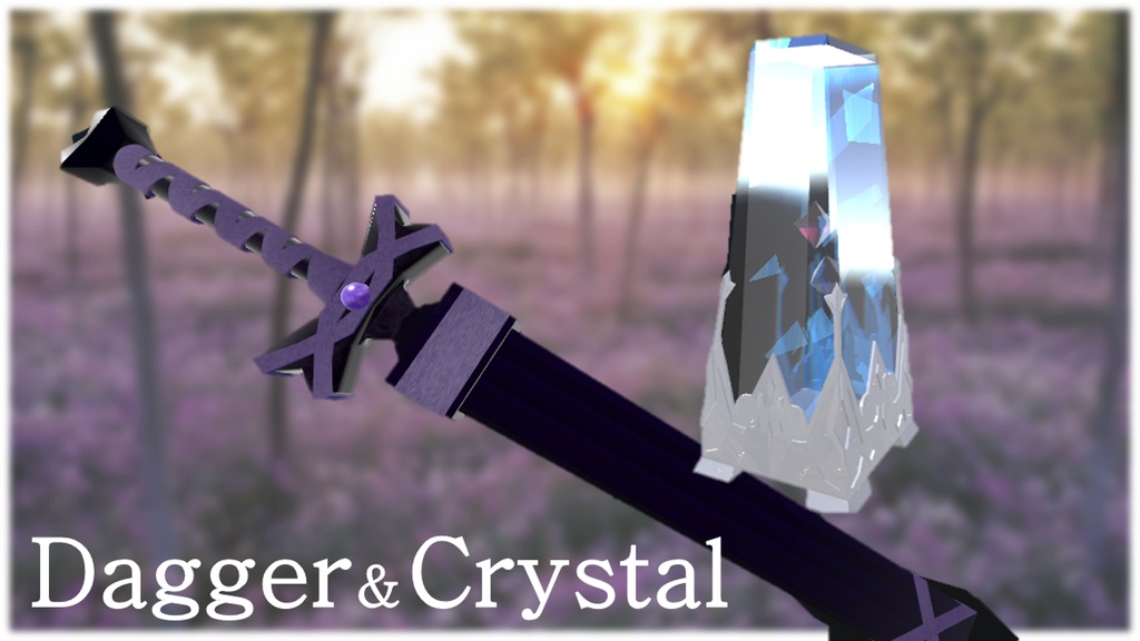 【VRC向け】イーボン・ダガー＆転移結晶【武器】