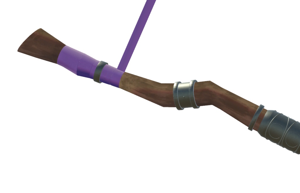 【VRC向け】葬送のフリーレン_フェルンの杖【武器】
