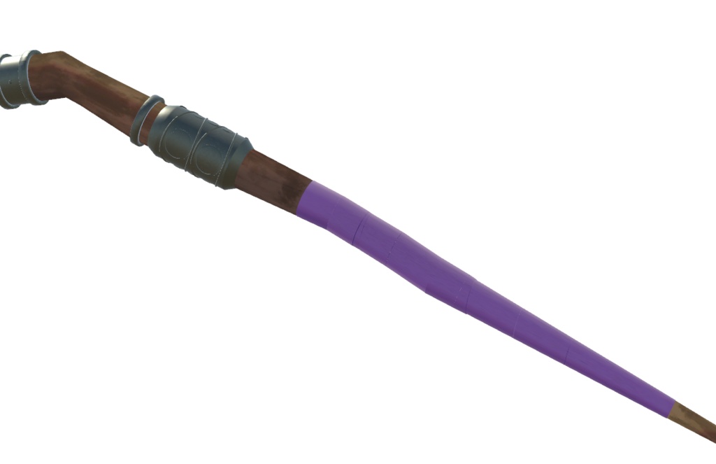【VRC向け】葬送のフリーレン_フェルンの杖【武器】