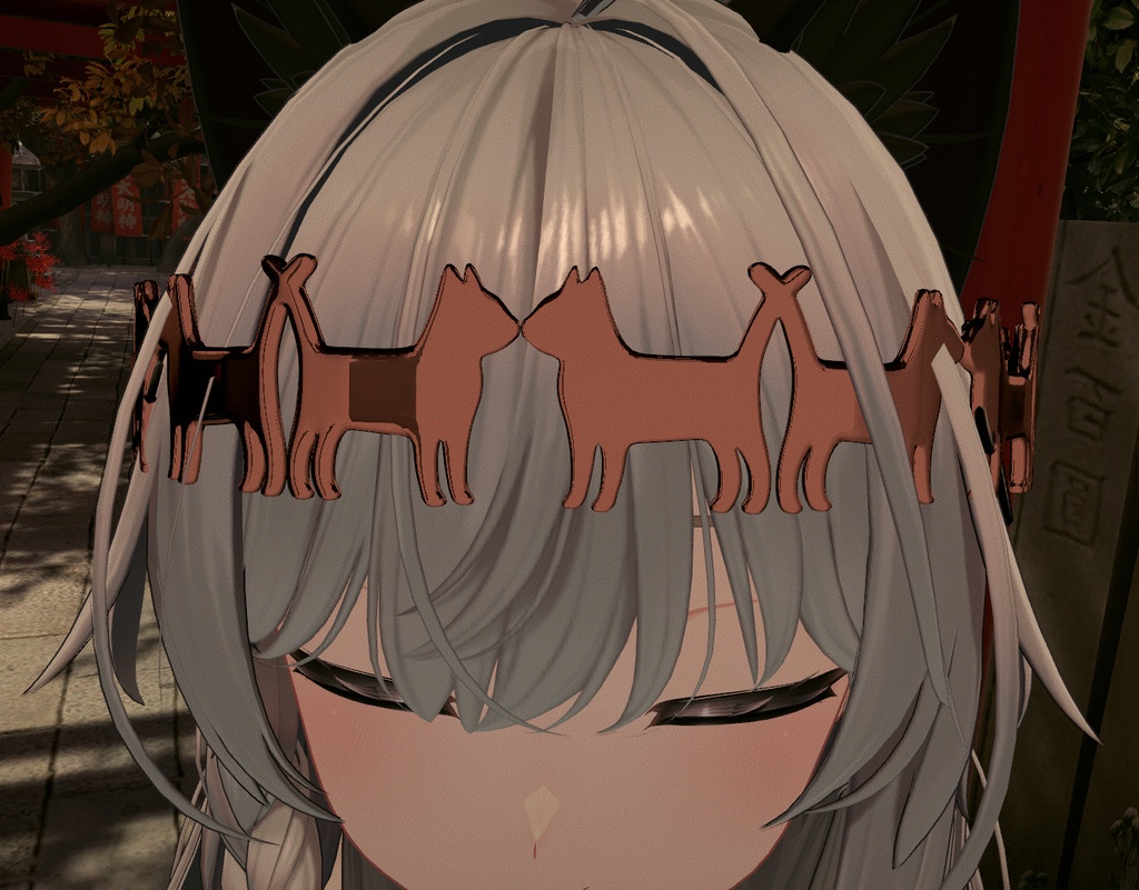 猫を崇める人の猫冠