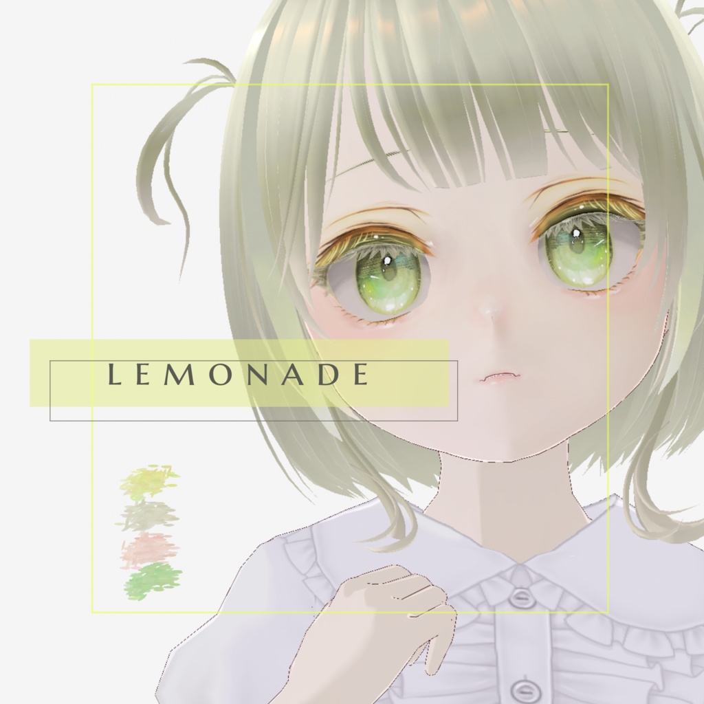 【VRM】lemonade(レモネード)【Vroid/3Dモデル】