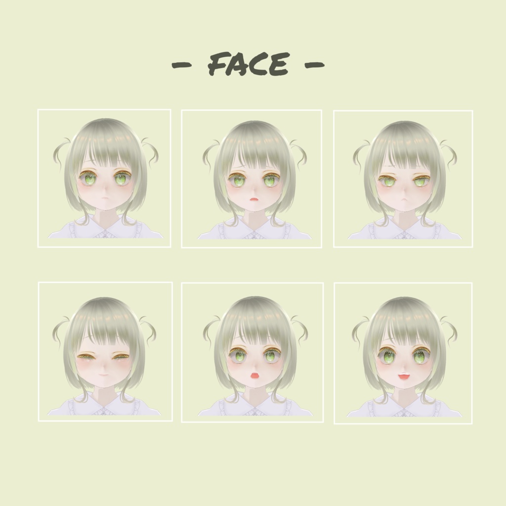 【VRM】lemonade(レモネード)【Vroid/3Dモデル】