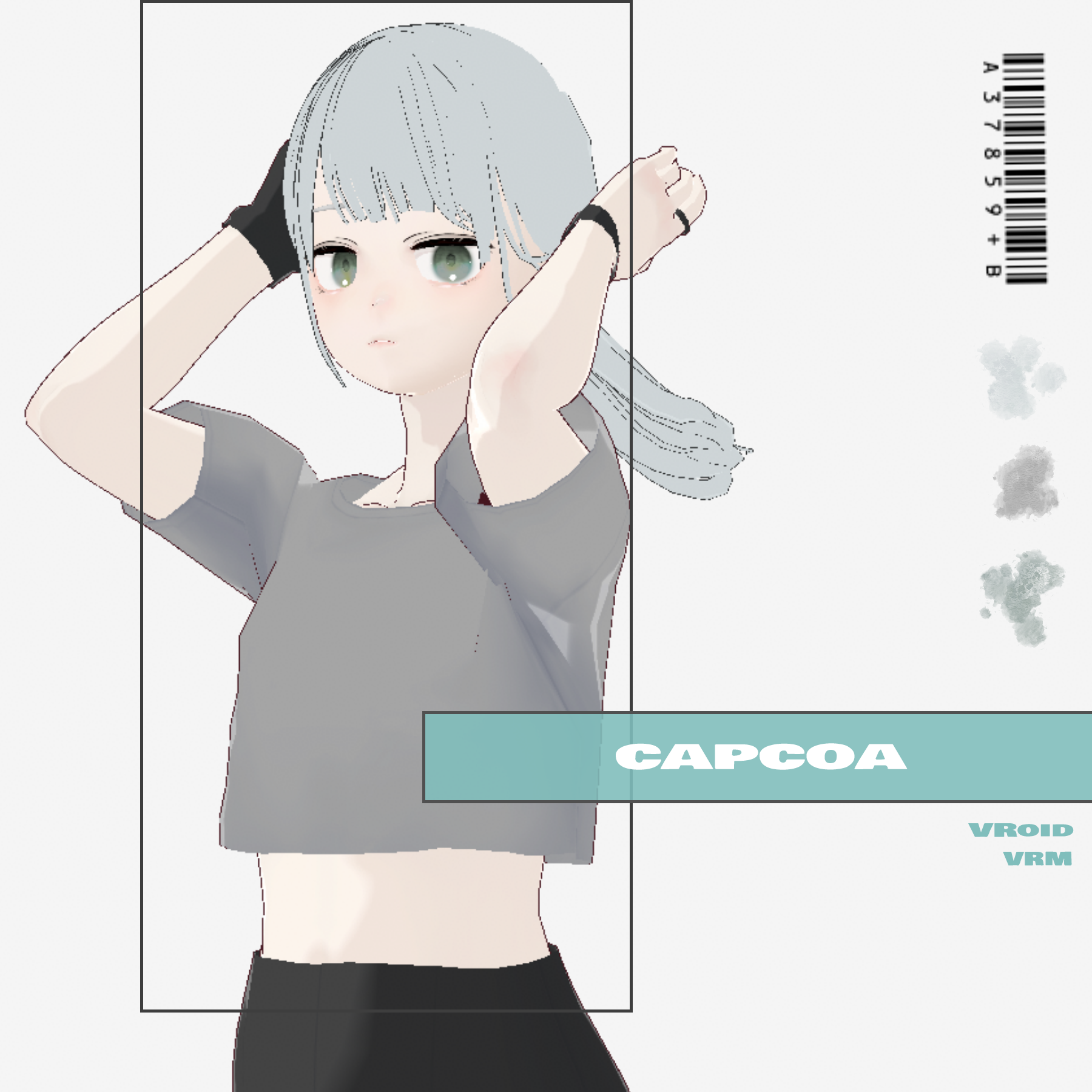 【VRM】CAPCOA【VRoid/3Dモデル】（音源あり）