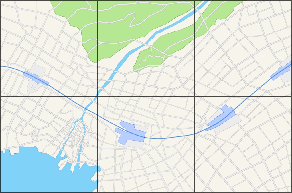 「ギャップおじさんTRPG」水比市非公式マップ