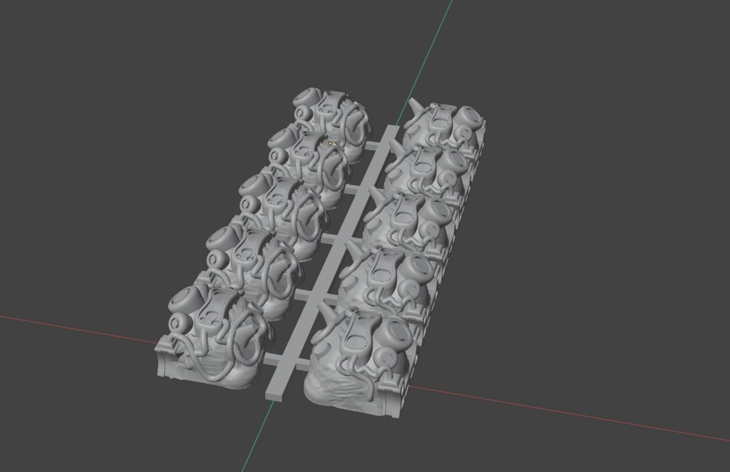 【Blender/STLデータ】サイバーパンク鬼娘キーキャップ