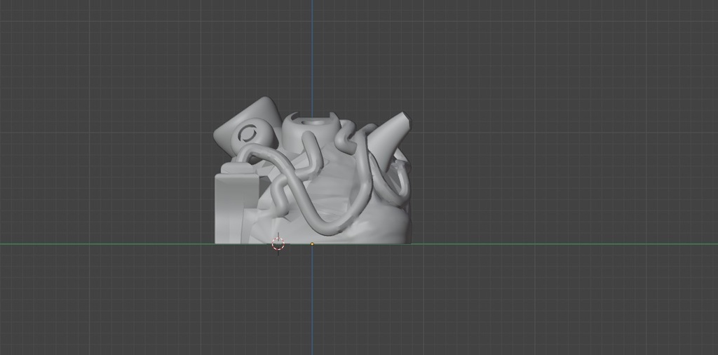 【Blender/STLデータ】サイバーパンク鬼娘キーキャップ
