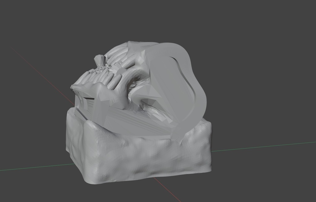 【Blender/STLデータ】ミミックキーキャップ