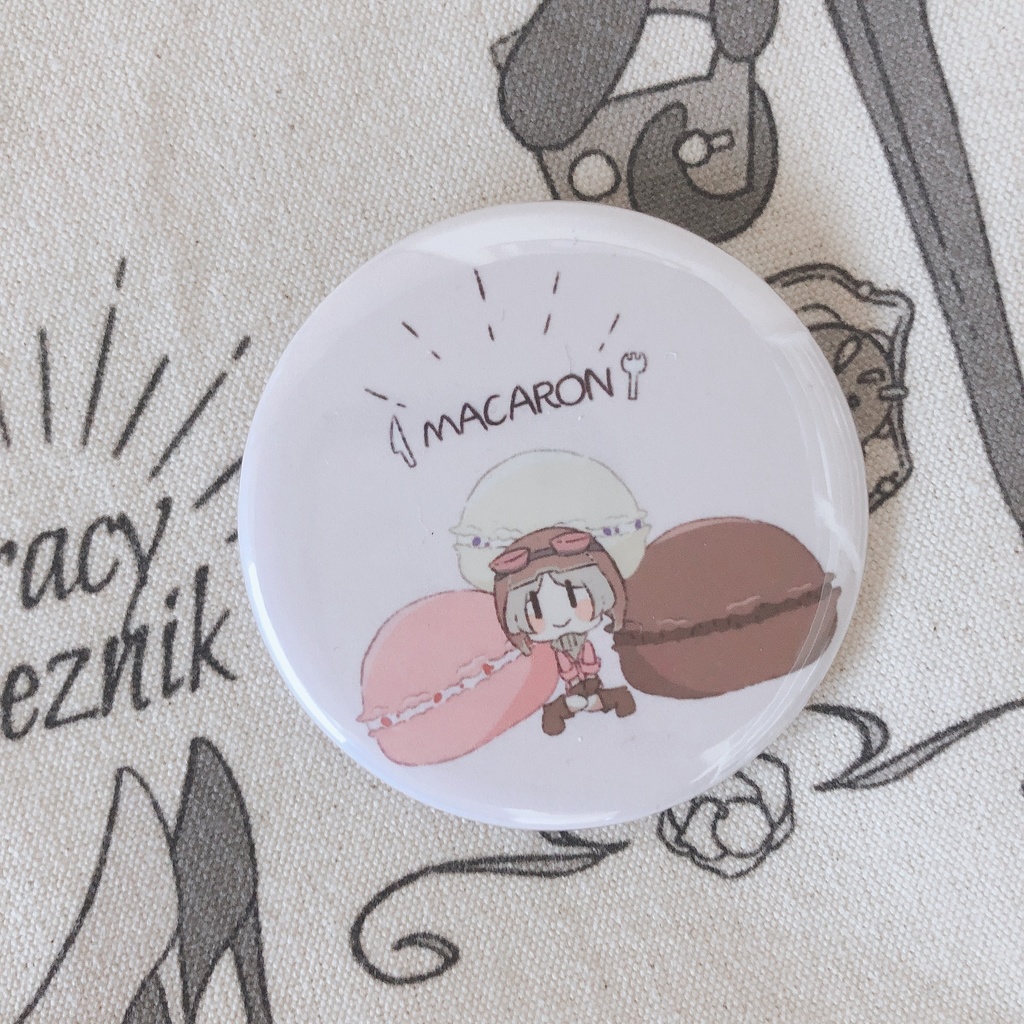 缶バッチ(機械技師)