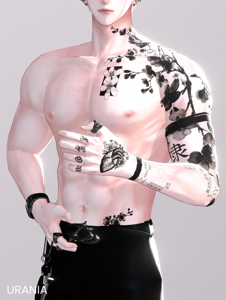 Flower Heart (For Minase,Tattoo+NM)