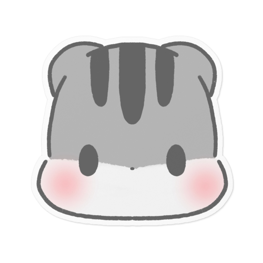 はむまるくんステッカー