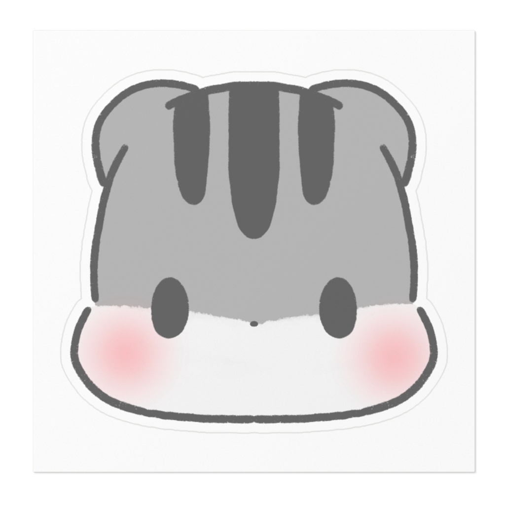 はむまるくんステッカー