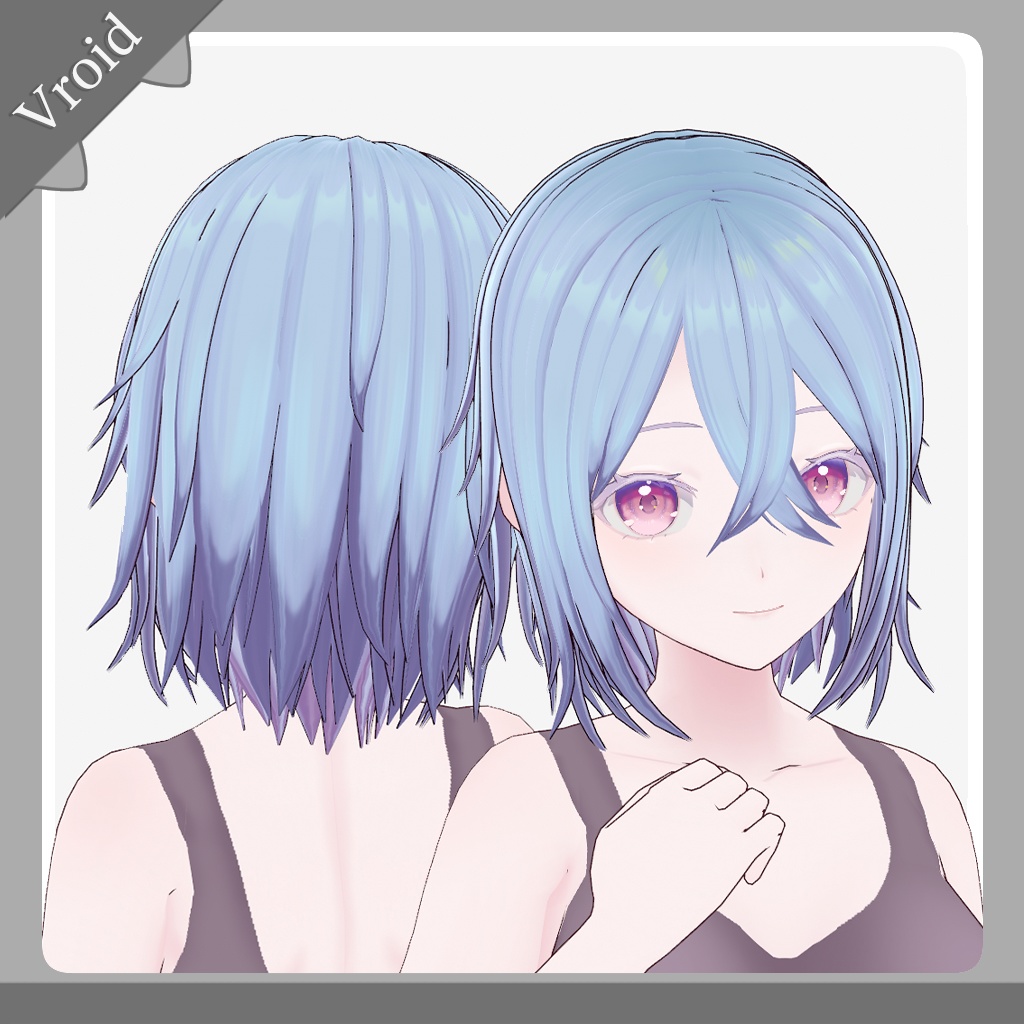 HT01 【VRoid】髪のテクスチャ / Hair Texture