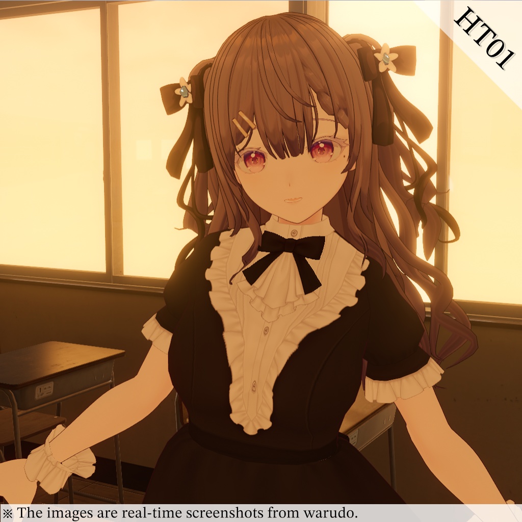 【VRoid正式版】ウェービーロングヘア / Wavy long hair