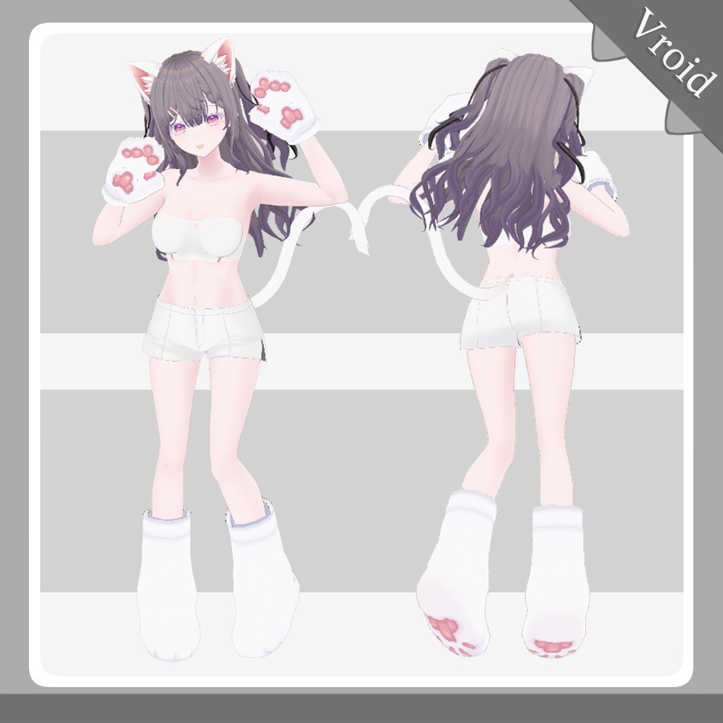 【VRoid正式版】ネコセット/Cat Set