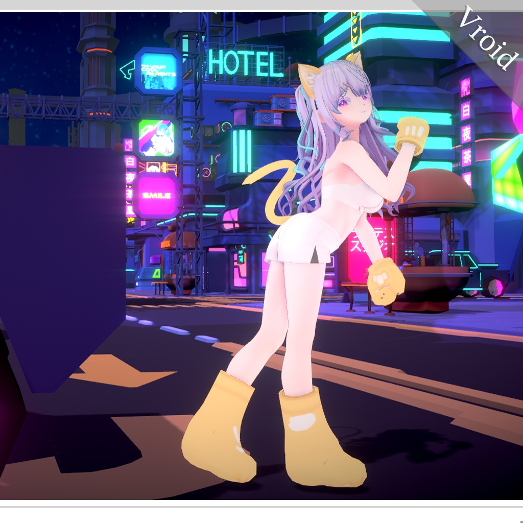 【VRoid正式版】ネコセット/Cat Set