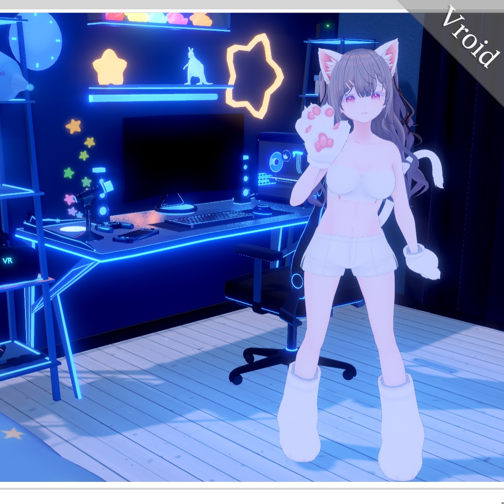 【VRoid正式版】ネコセット/Cat Set