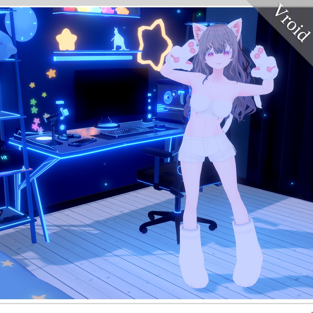【VRoid正式版】ネコセット/Cat Set
