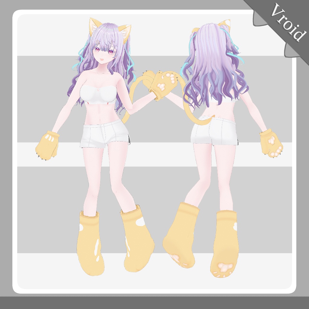 【VRoid正式版】ネコセット/Cat Set