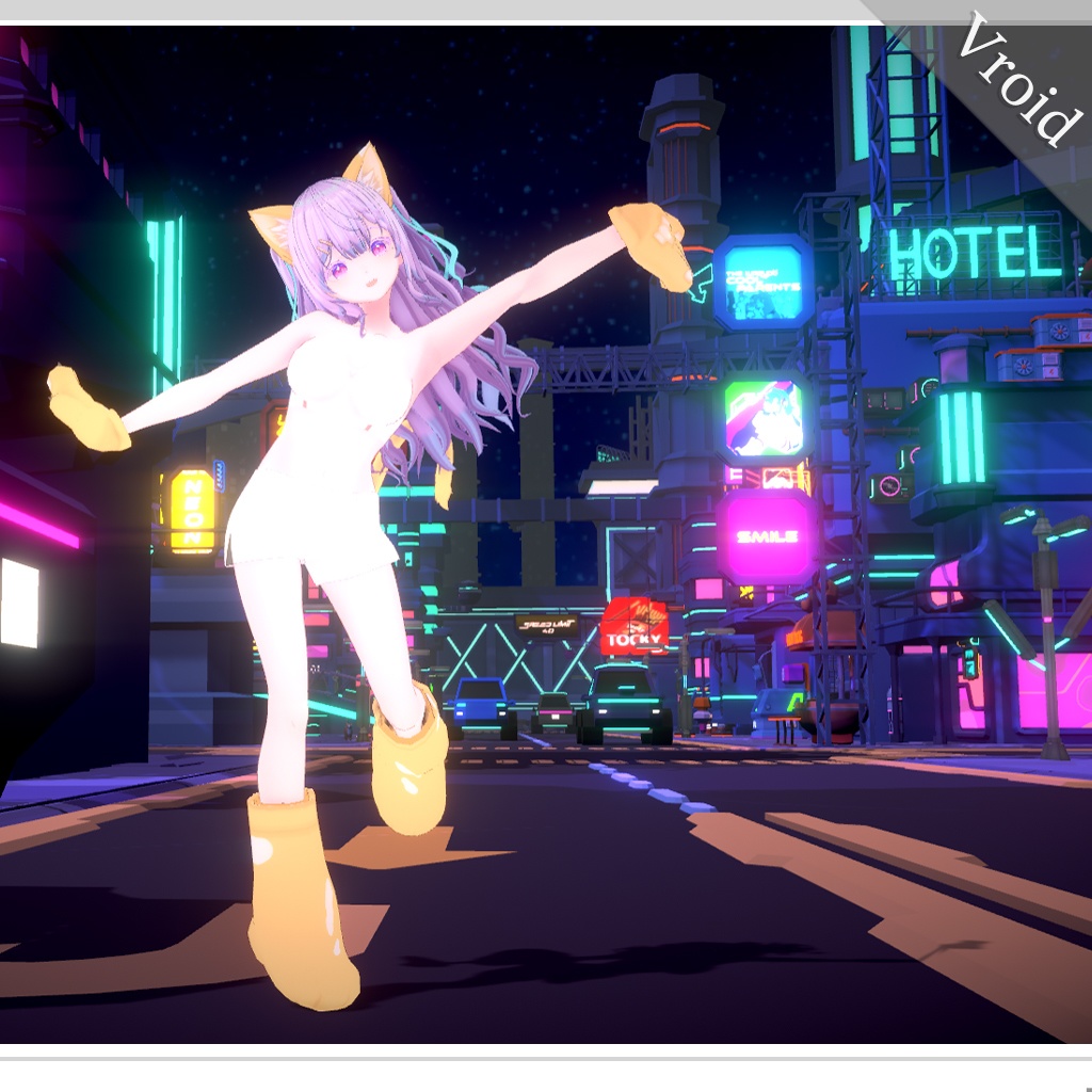 【VRoid正式版】ネコセット/Cat Set