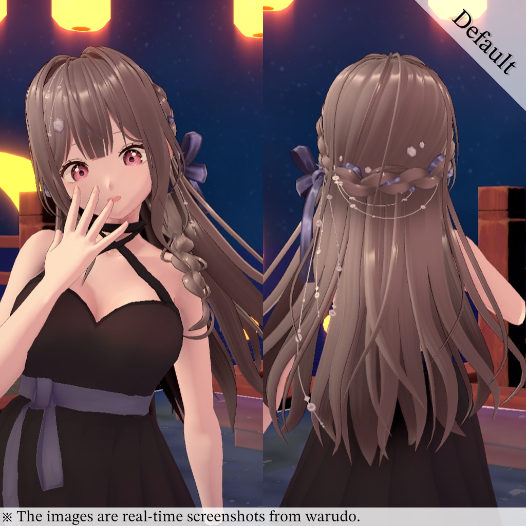 【VRoid正式版】ブレイドロングヘア / Braid Long Hair