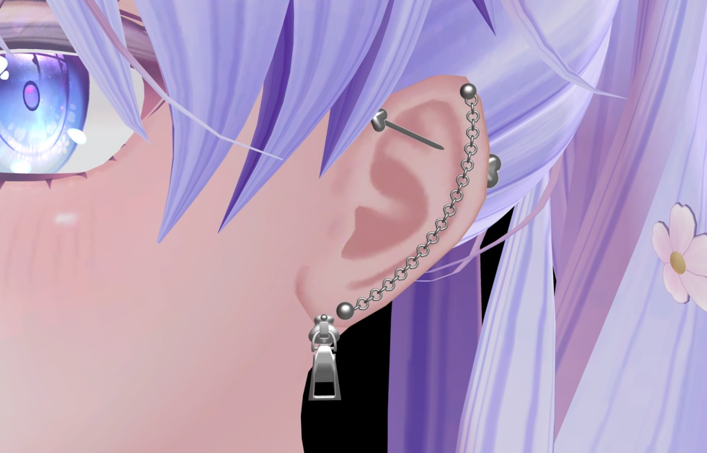 Zipper Earing - For Moe, Selestia