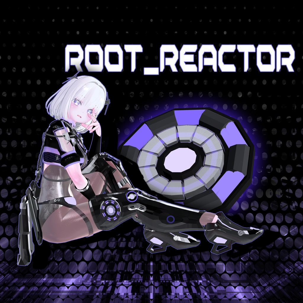 (FIX) Root_Reactor - The cyberpunk costume for Moe