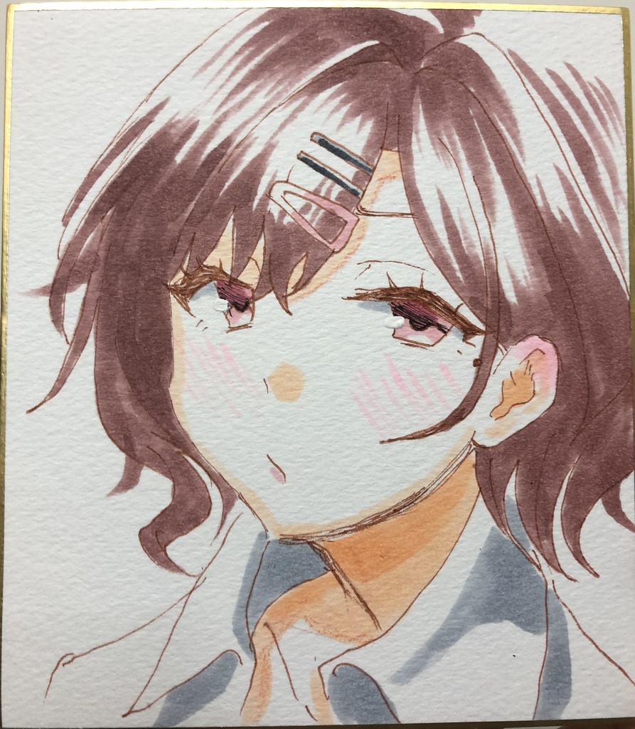 樋口円香ミニ色紙イラスト