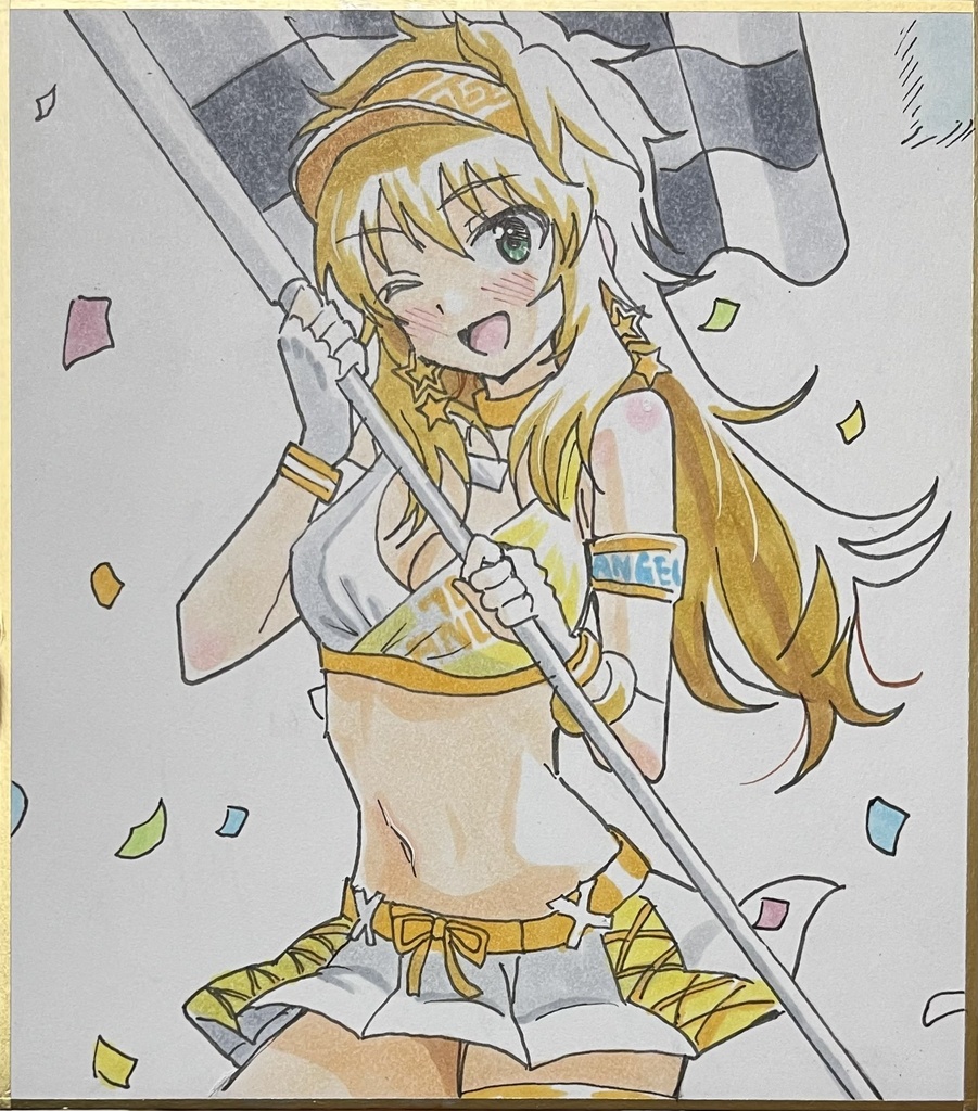 星井美希ミニ色紙イラスト