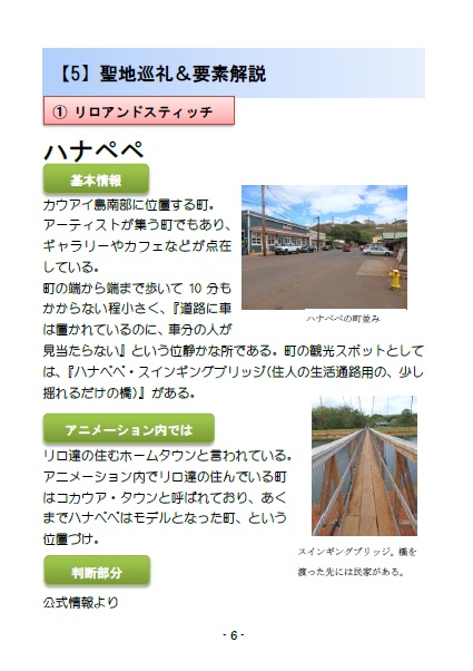 リロ・アンド・スティッチ 聖地巡礼本 vol.1