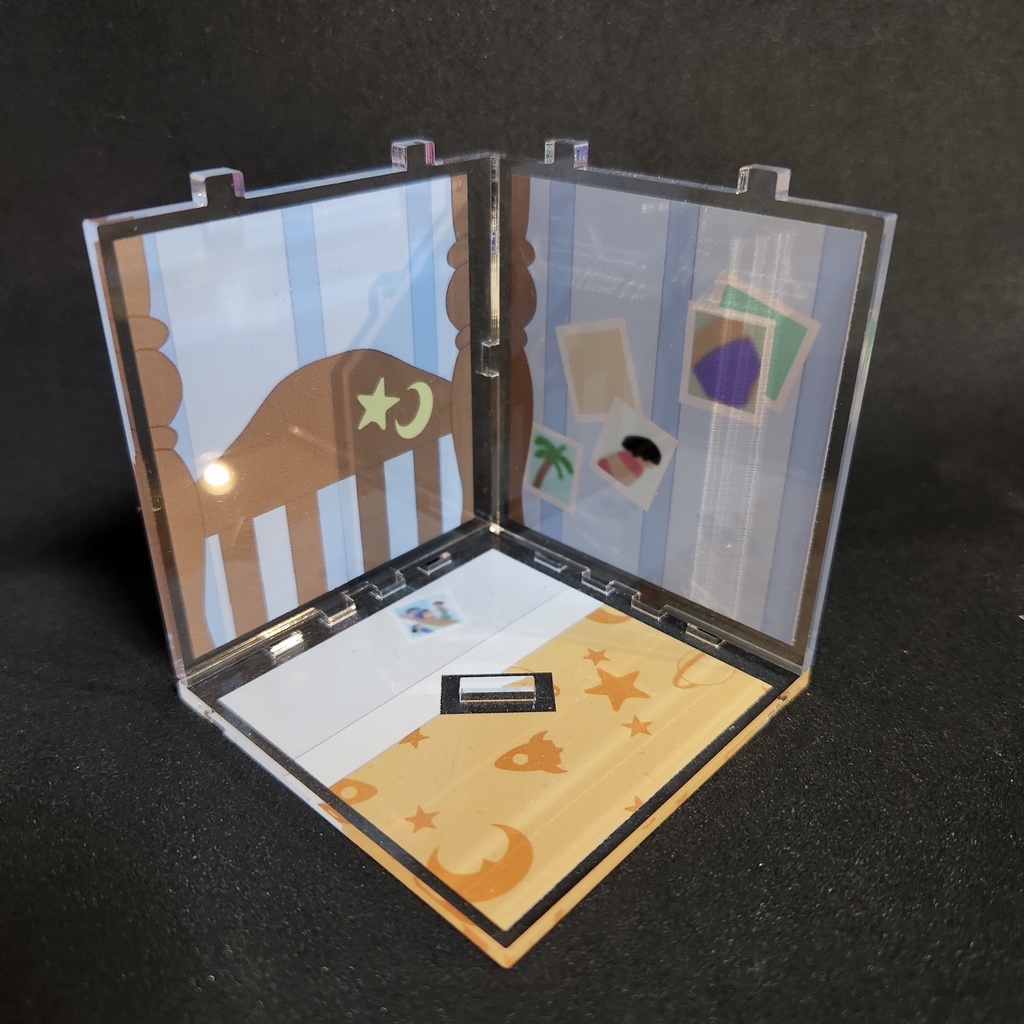 背景アクリルジオラマ ~おねむシリーズ~ pelekai