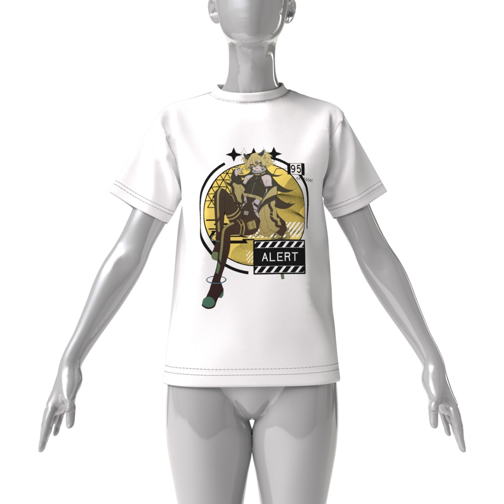 なかばちビックシルエットTシャツ