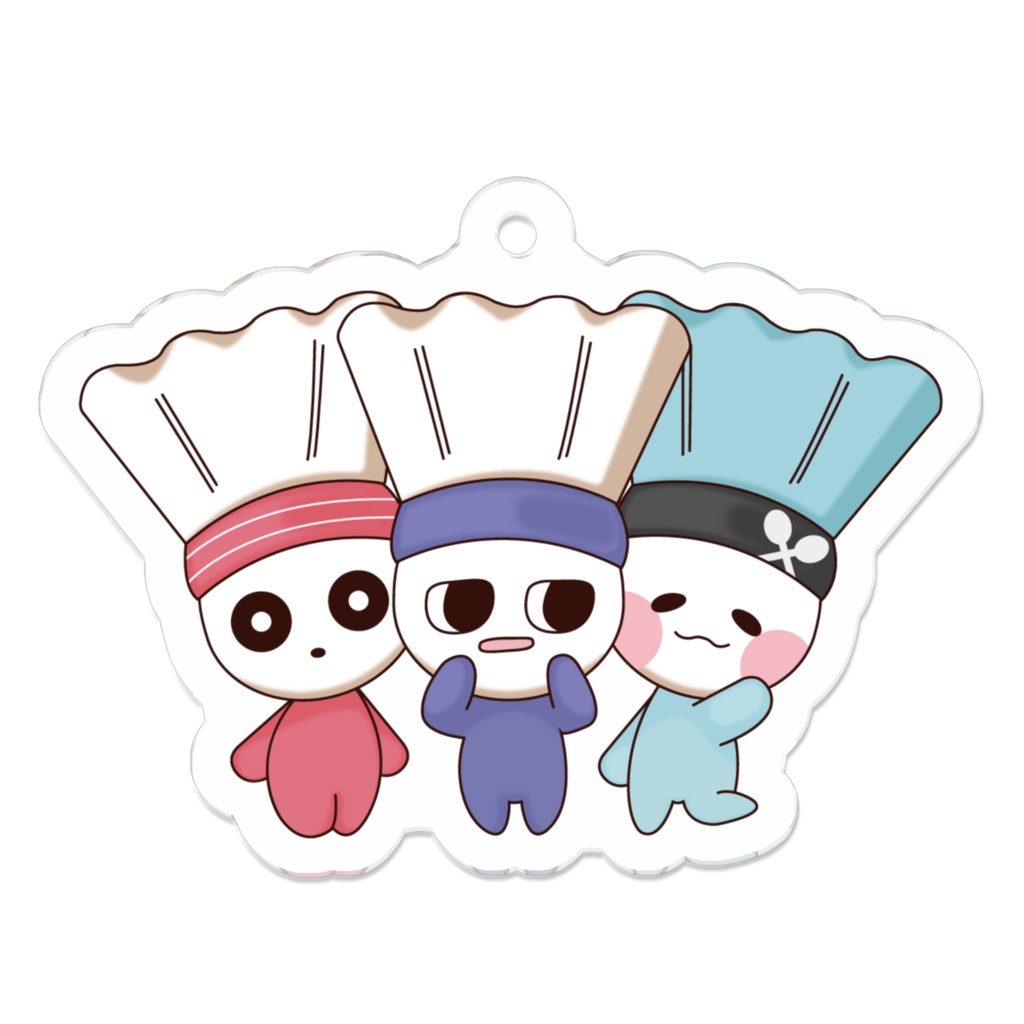 ばどみん - アクリルキーホルダー1