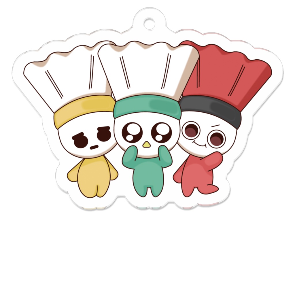 ばどみん - アクリルキーホルダー3