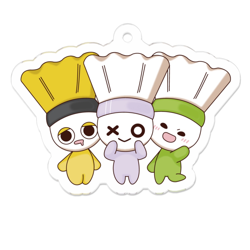 ばどみん - アクリルキーホルダー4