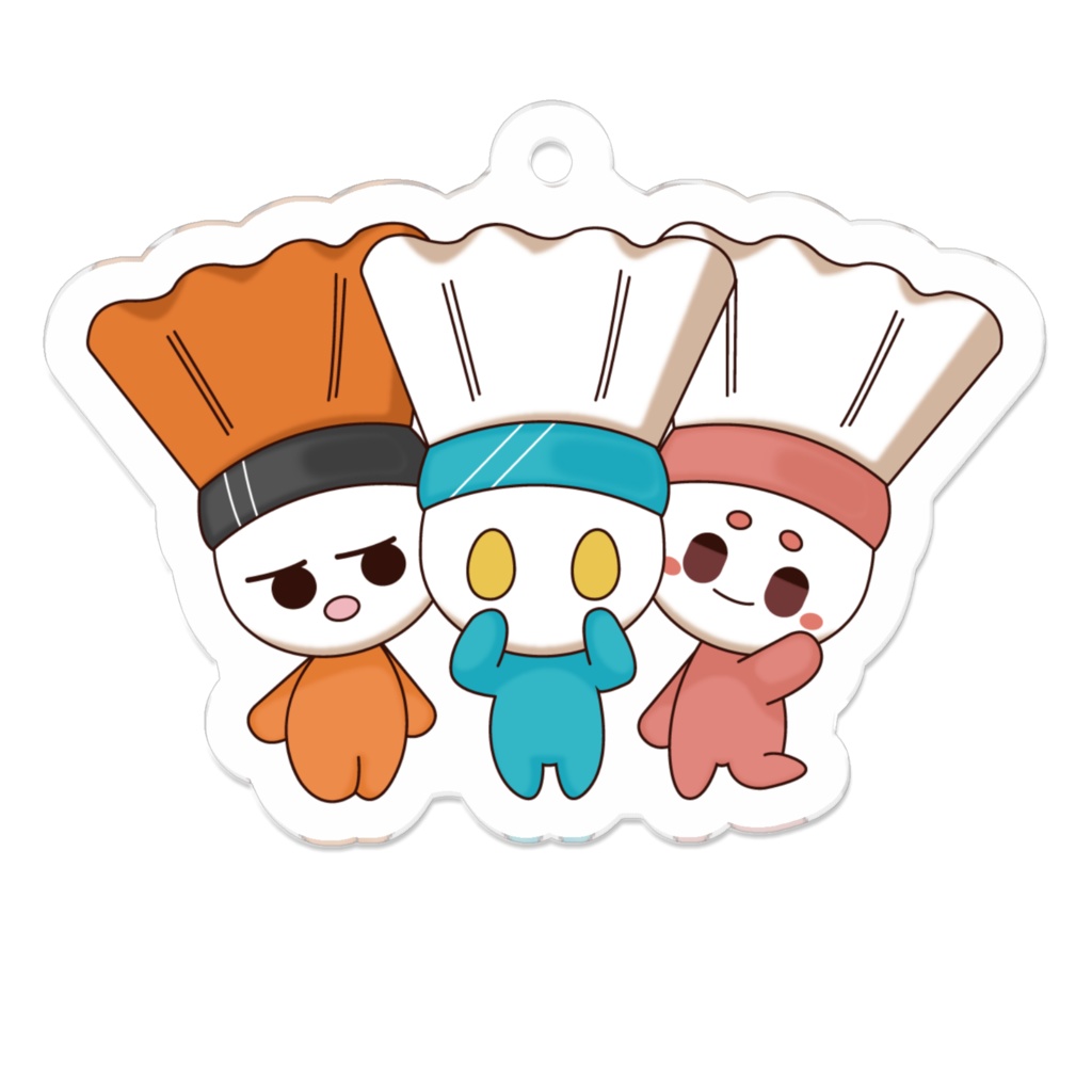 ばどみん - アクリルキーホルダー5