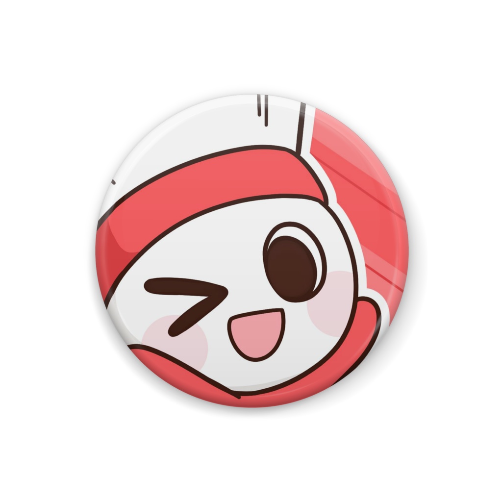 ばどみん-缶バッジ1