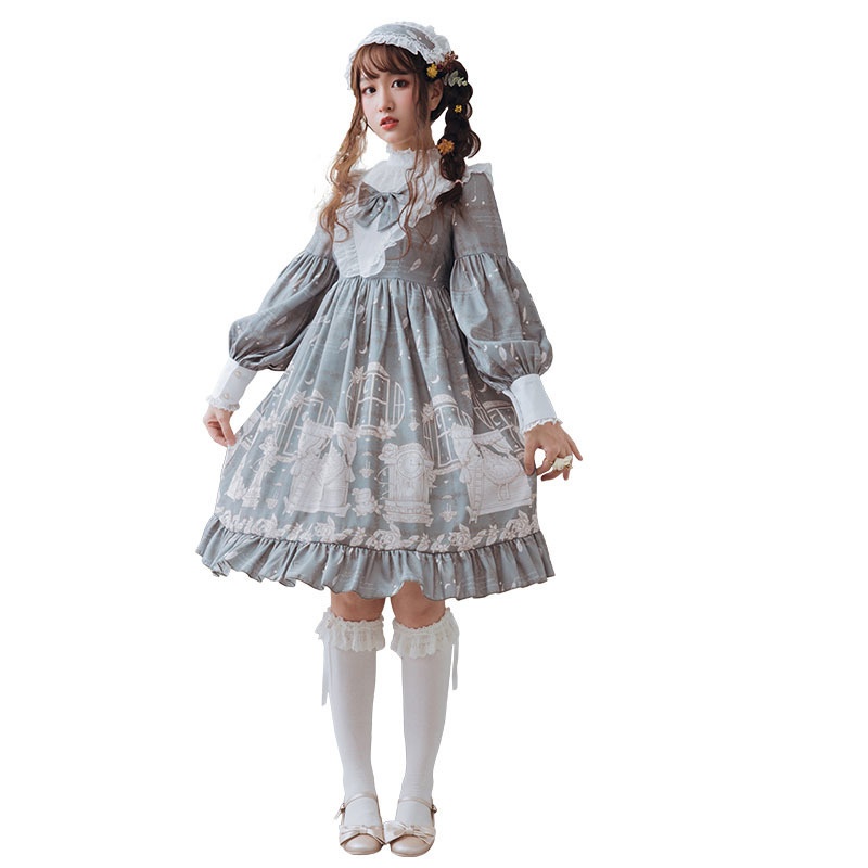 ロリータ Op 長袖 ロリータ 甘い 美しい プリンセスドレス ロリータドレス Bmwロリータの夢 Booth
