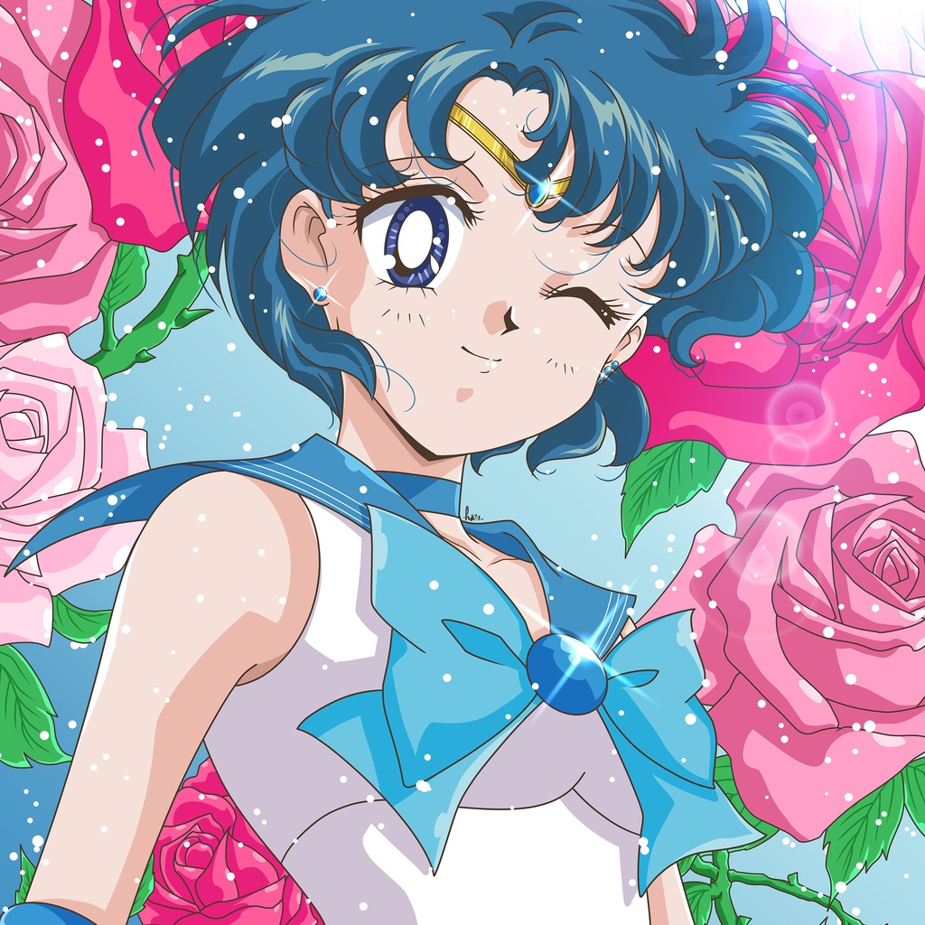 Sailor Mercury 90's meets Crystal