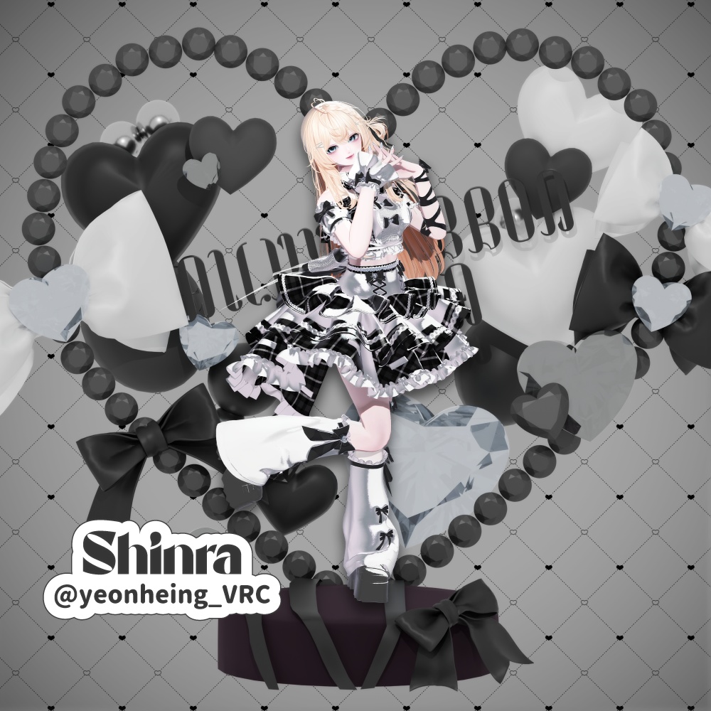 【4アバター対応】🎀ミルキィリボン♡ドリーム🎀Milky Ribbon♡Dream #vanity_belle