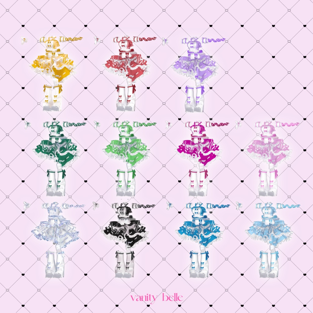 【4アバター対応】🎀ミルキィリボン♡ドリーム🎀Milky Ribbon♡Dream #vanity_belle