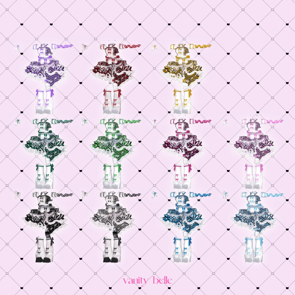 【4アバター対応】🎀ミルキィリボン♡ドリーム🎀Milky Ribbon♡Dream #vanity_belle