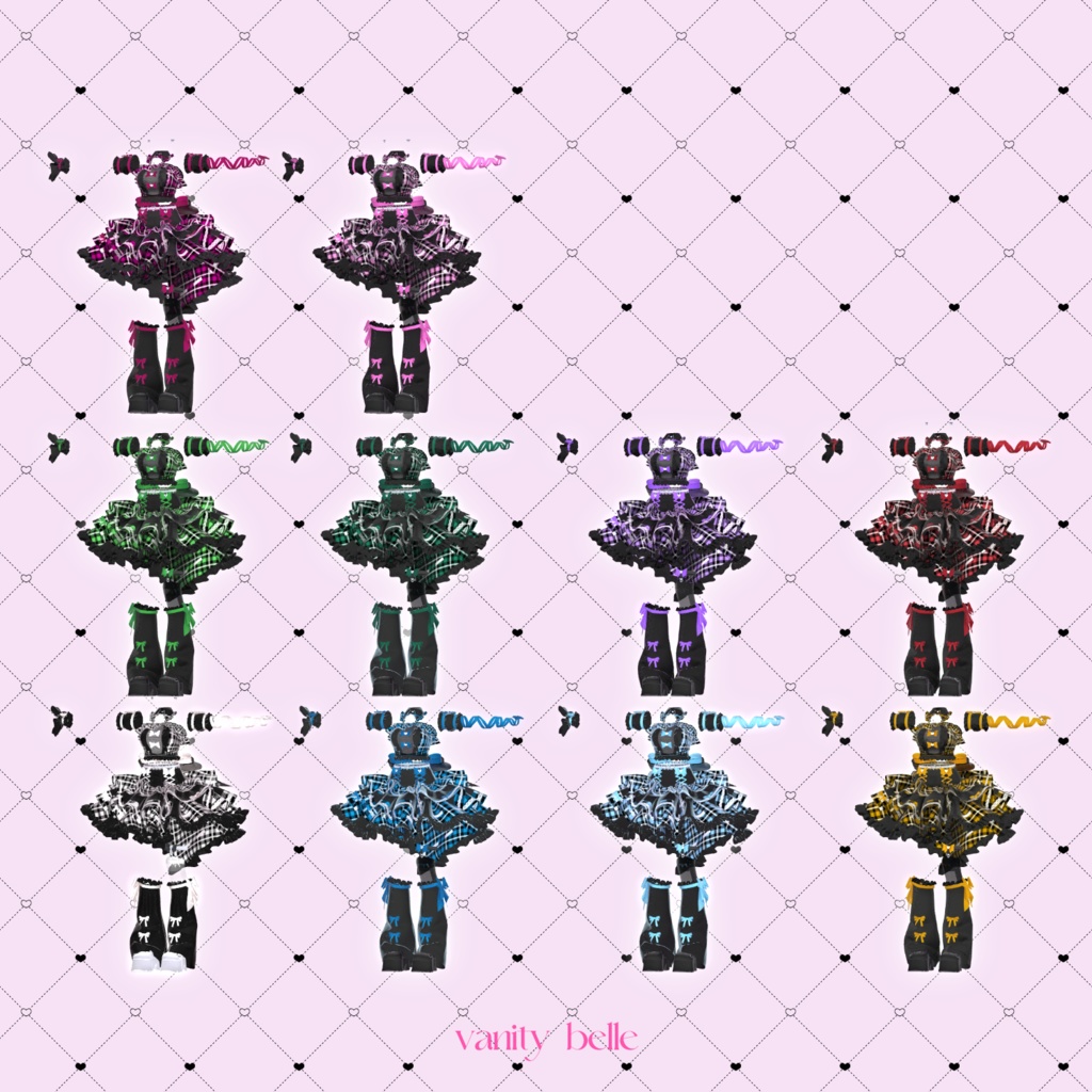 【4アバター対応】🎀ミルキィリボン♡ドリーム🎀Milky Ribbon♡Dream #vanity_belle