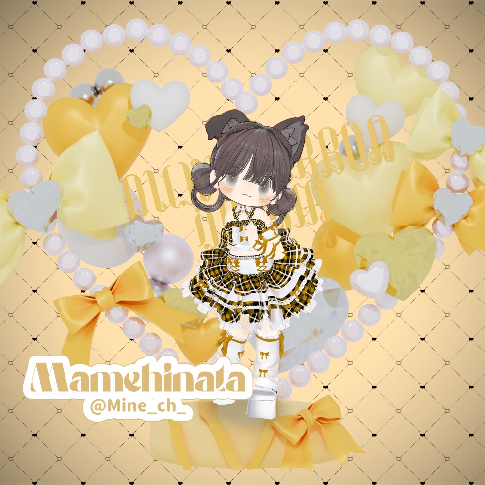 【4アバター対応】🎀ミルキィリボン♡ドリーム🎀Milky Ribbon♡Dream #vanity_belle