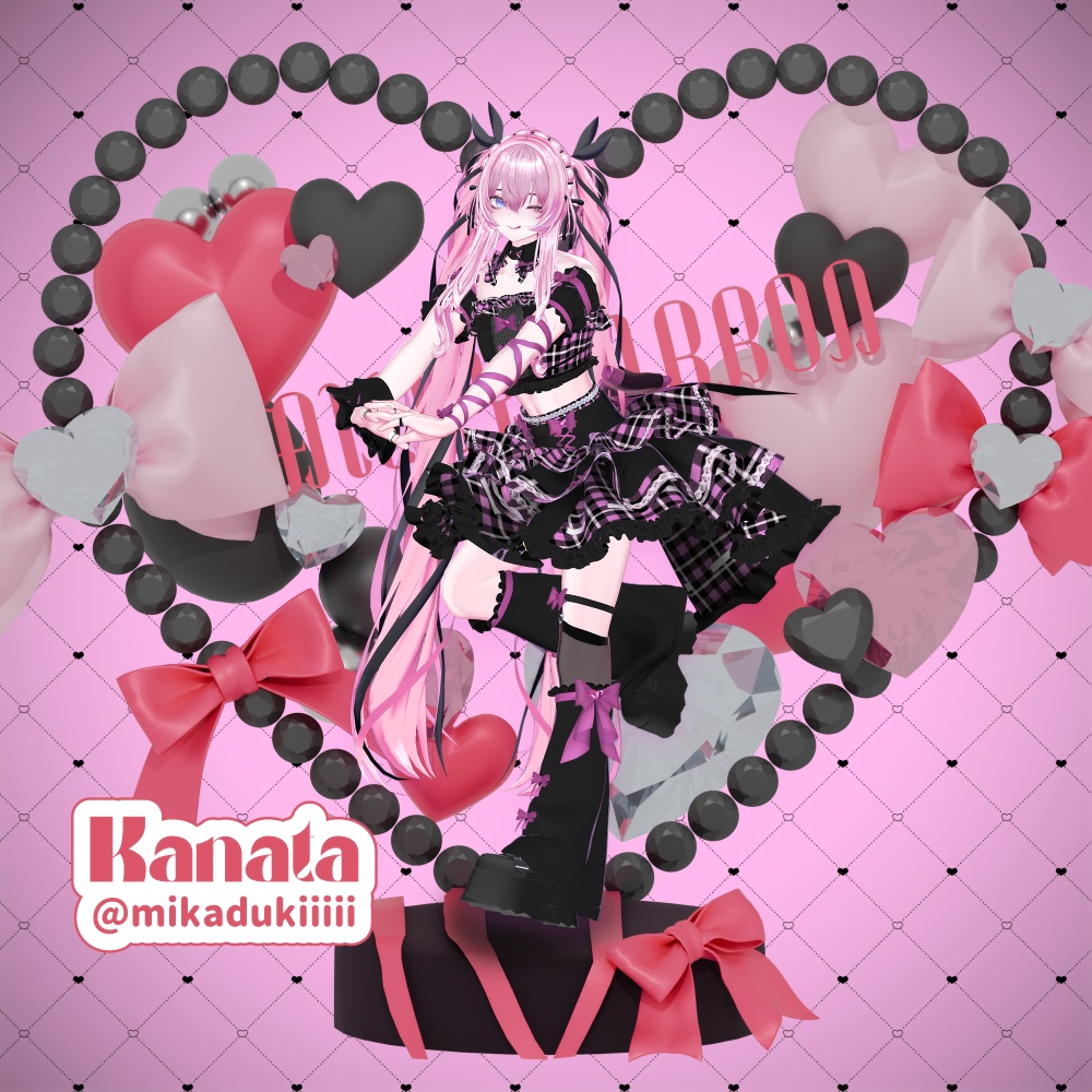 【4アバター対応】🎀ミルキィリボン♡ドリーム🎀Milky Ribbon♡Dream #vanity_belle