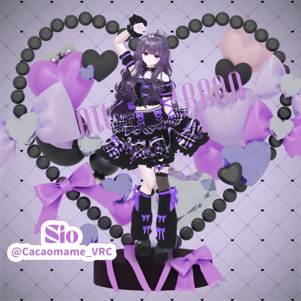 【4アバター対応】🎀ミルキィリボン♡ドリーム🎀Milky Ribbon♡Dream #vanity_belle