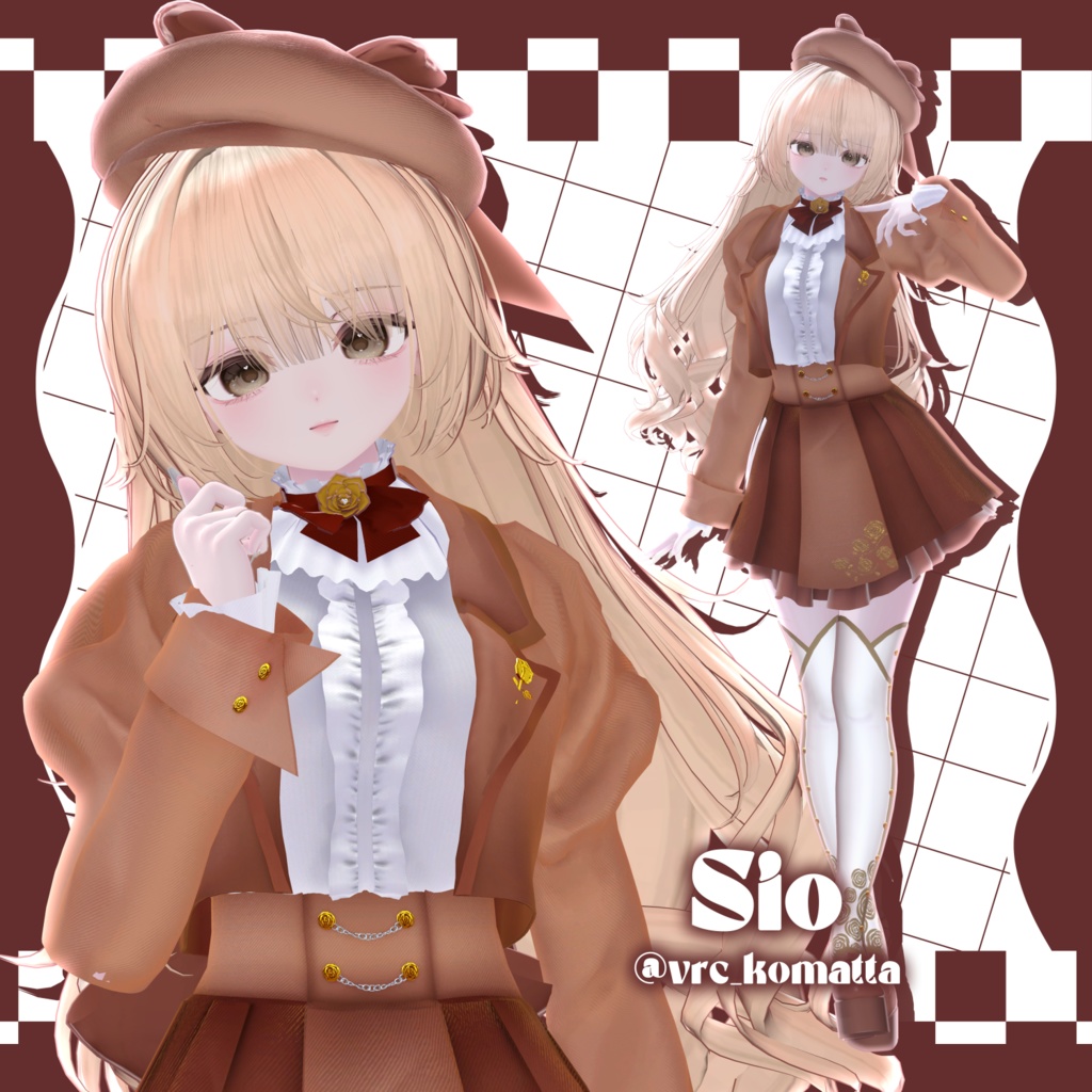 【4/1までセール中!】【7アバター対応】🥀薔薇月学園制服🥀Rosemoon Academy Uniform #vanity_belle