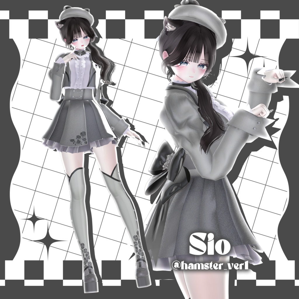 【4/1までセール中!】【7アバター対応】🥀薔薇月学園制服🥀Rosemoon Academy Uniform #vanity_belle