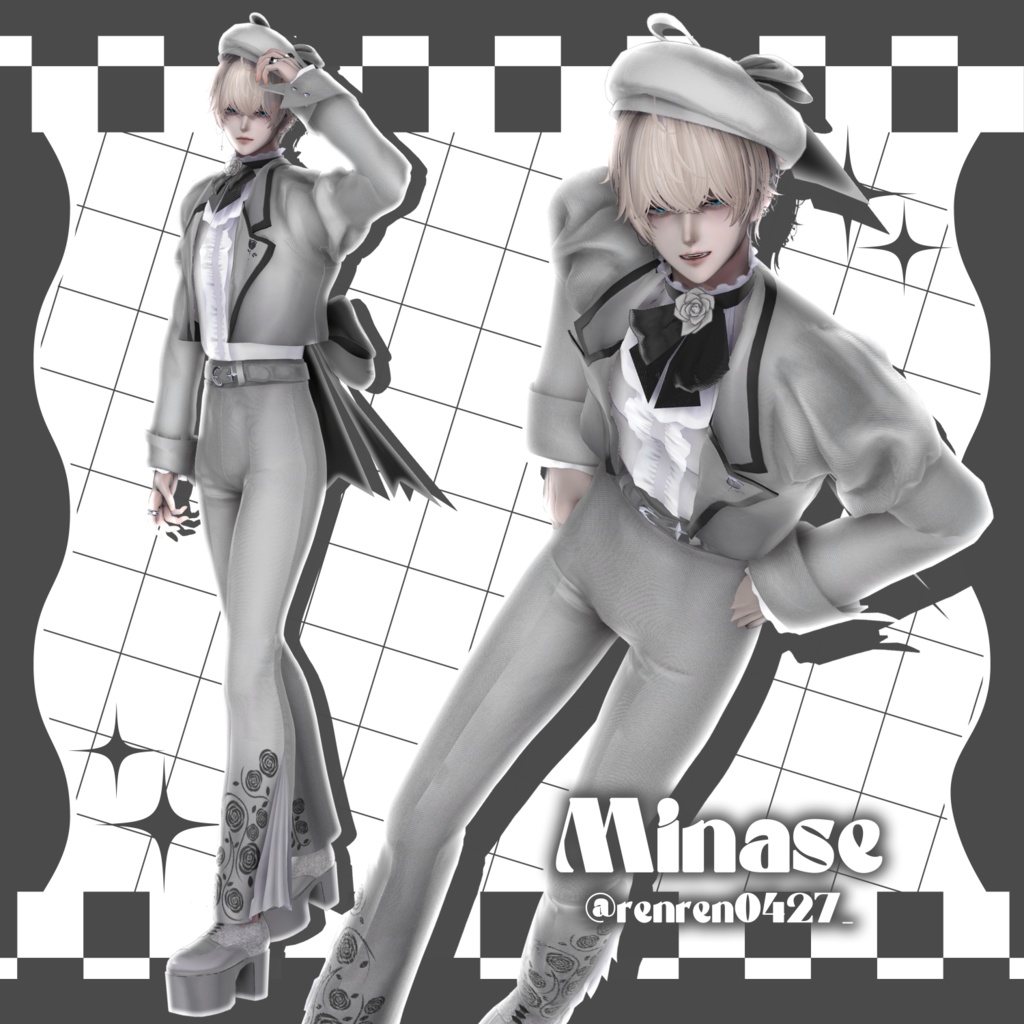 【4/1までセール中!】【7アバター対応】🥀薔薇月学園制服🥀Rosemoon Academy Uniform #vanity_belle