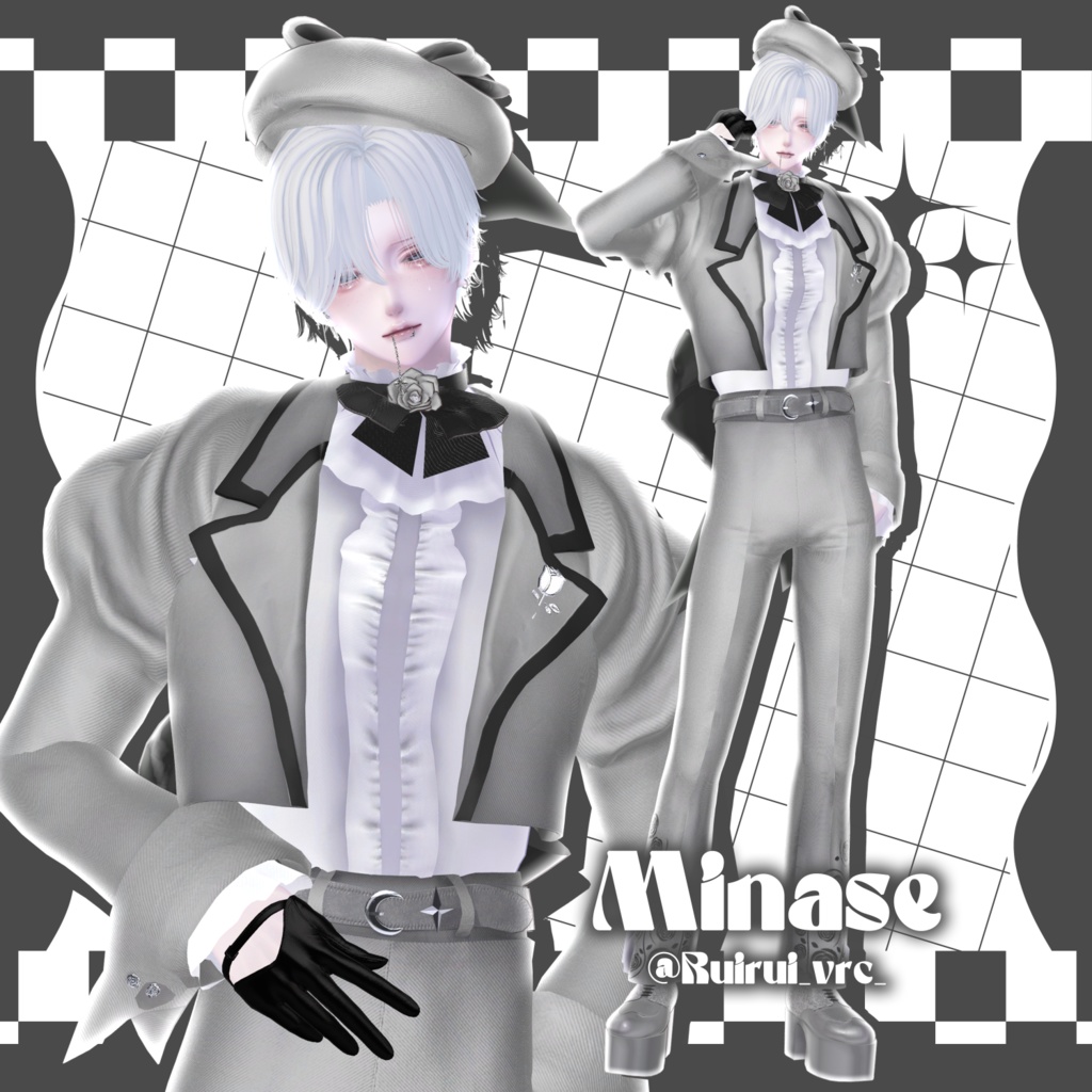 【4/1までセール中!】【7アバター対応】🥀薔薇月学園制服🥀Rosemoon Academy Uniform #vanity_belle